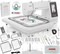 Janome Memory Craft 550e LE Embroidery Machine Bundle - Includes Genuine 5-Spool Thread Stand, Janome 3.9" x 1.6" Hoop, Acustitch Software + Janome USB Flash Drive w/ 30 Embroidery Designs